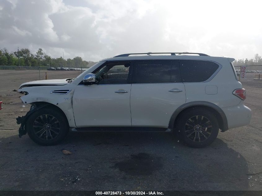 2017 Nissan Armada Platinum VIN: JN8AY2NCXH9500741 Lot: 40728473