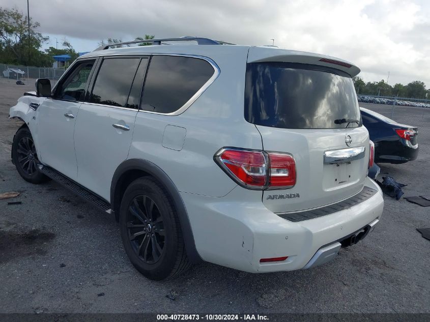 2017 Nissan Armada Platinum VIN: JN8AY2NCXH9500741 Lot: 40728473