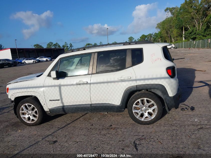 2017 Jeep Renegade Latitude Fwd VIN: ZACCJABB6HPG51217 Lot: 40728477