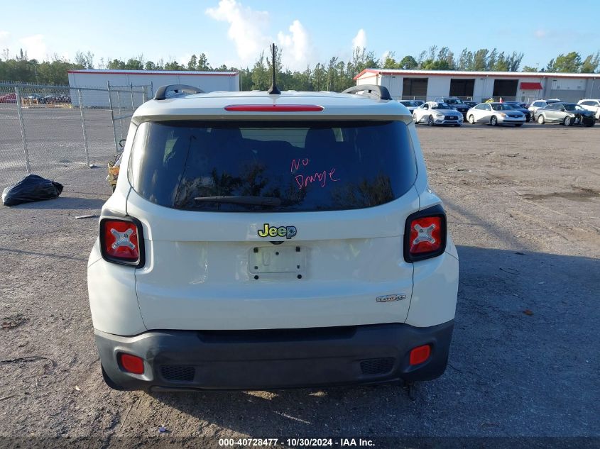 2017 Jeep Renegade Latitude Fwd VIN: ZACCJABB6HPG51217 Lot: 40728477