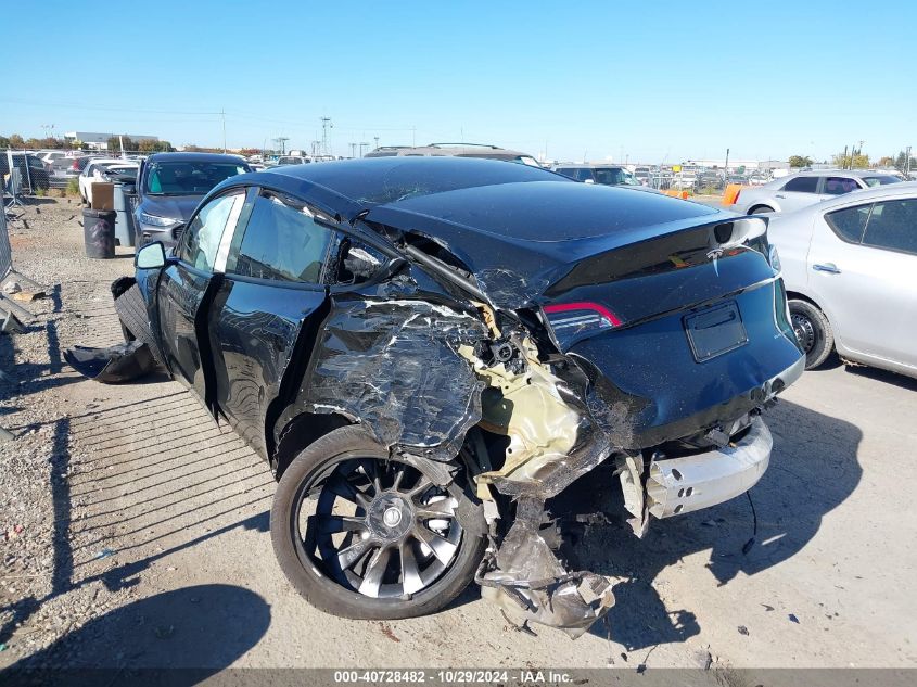 2023 Tesla Model Y Awd/Long Range Dual Motor All-Wheel Drive VIN: 7SAYGDEE4PF699092 Lot: 40728482