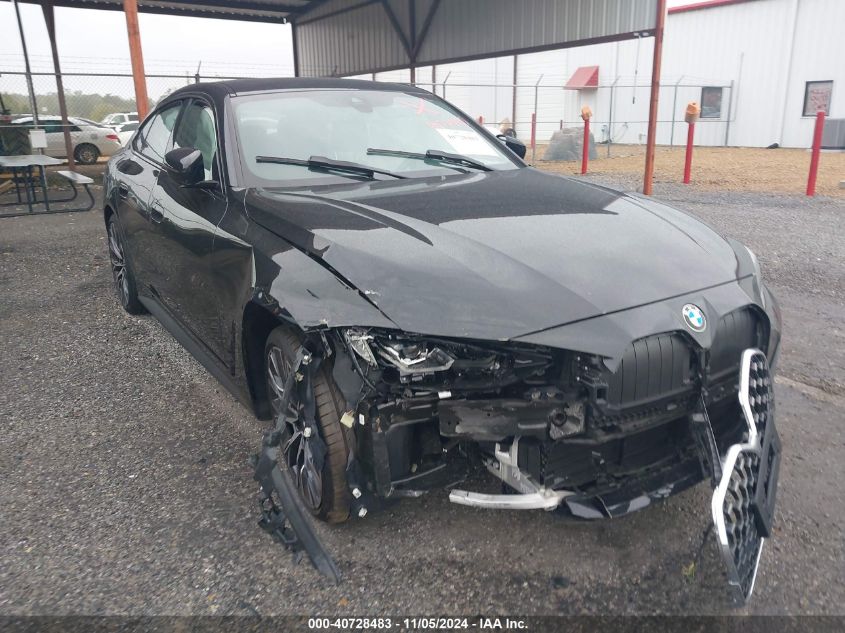 2023 BMW 430I Gran Coupe VIN: WBA63AV00PFN55244 Lot: 40728483