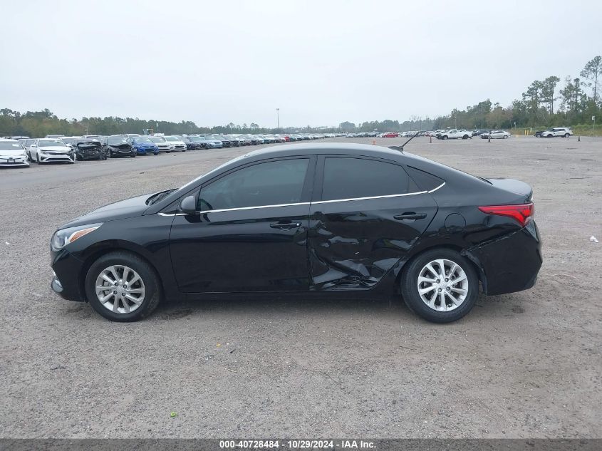 2022 Hyundai Accent Sel VIN: 3KPC24A61NE186017 Lot: 40728484