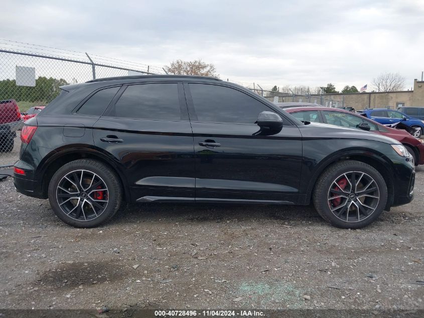 2021 Audi Sq5 Premium Plus Tfsi Quattro Tiptronic VIN: WA1B4AFY2M2096640 Lot: 40728496