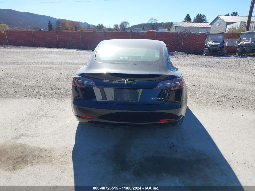 2021 Tesla Model 3 Long Range Dual Motor All-Wheel Drive VIN: 5YJ3E1EB5MF858618 Lot: 40728515