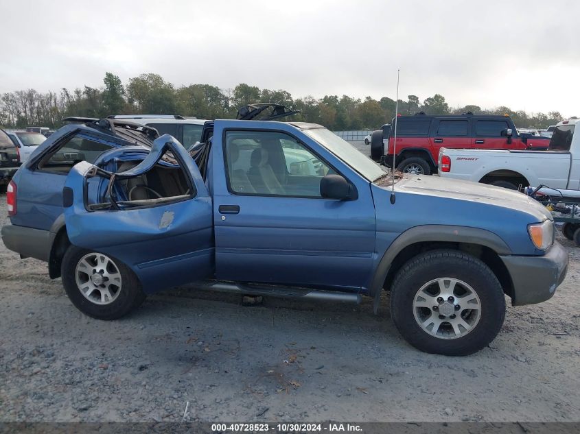 2000 Nissan Pathfinder Le/Se/Xe VIN: JN8AR07S2YW424665 Lot: 40728523