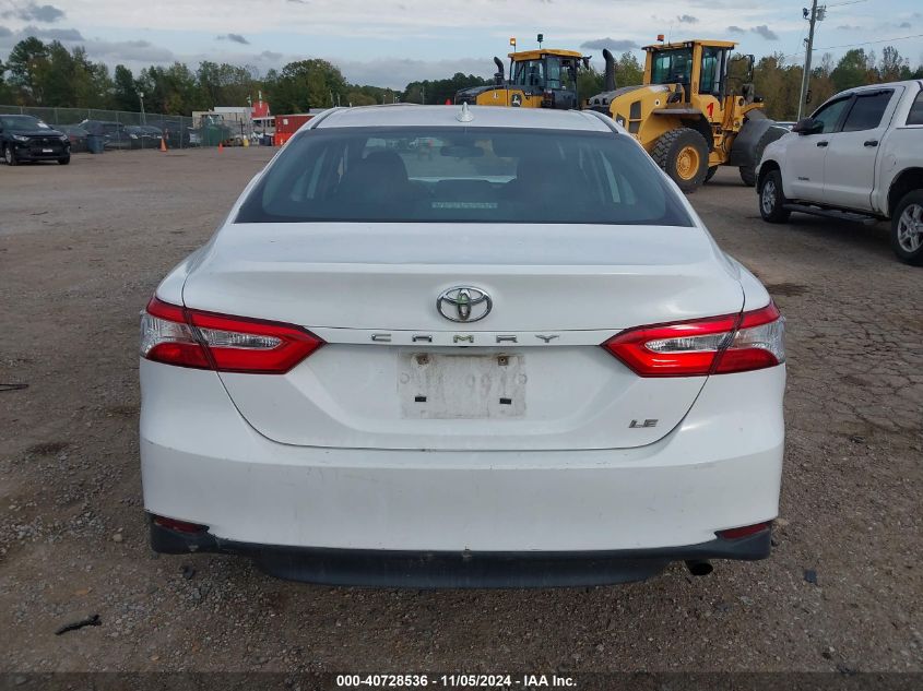 2019 Toyota Camry Le VIN: 4T1B11HK3KU160270 Lot: 40728536