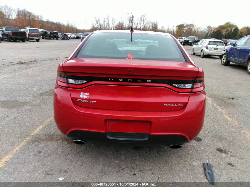 2016 Dodge Dart Sxt VIN: 1C3CDFBB4GD737356 Lot: 40728551