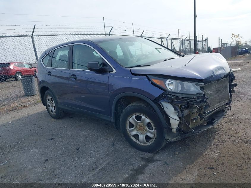 2012 Honda Cr-V Lx VIN: 5J6RM4H37CL064048 Lot: 40728559