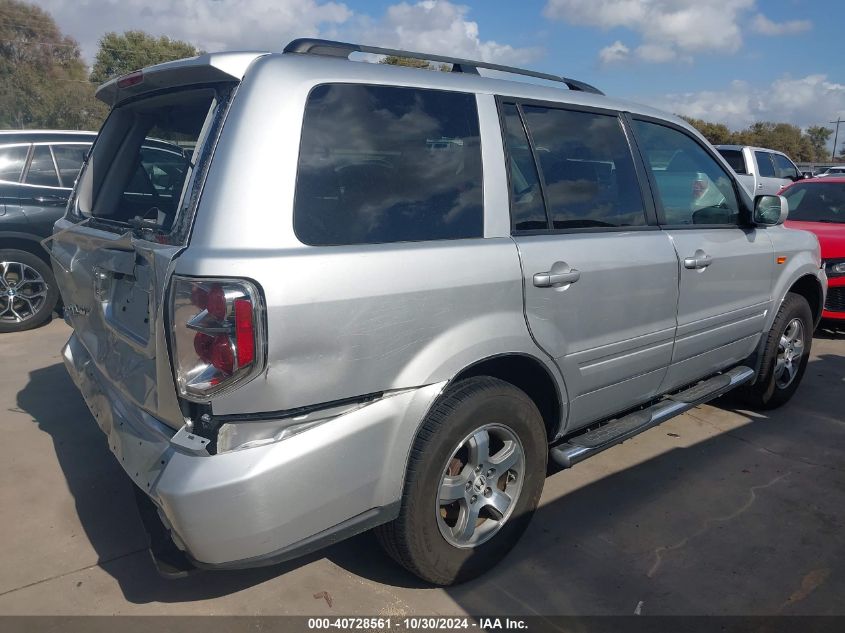 2007 Honda Pilot Ex VIN: 5FNYF28417B034397 Lot: 40728561