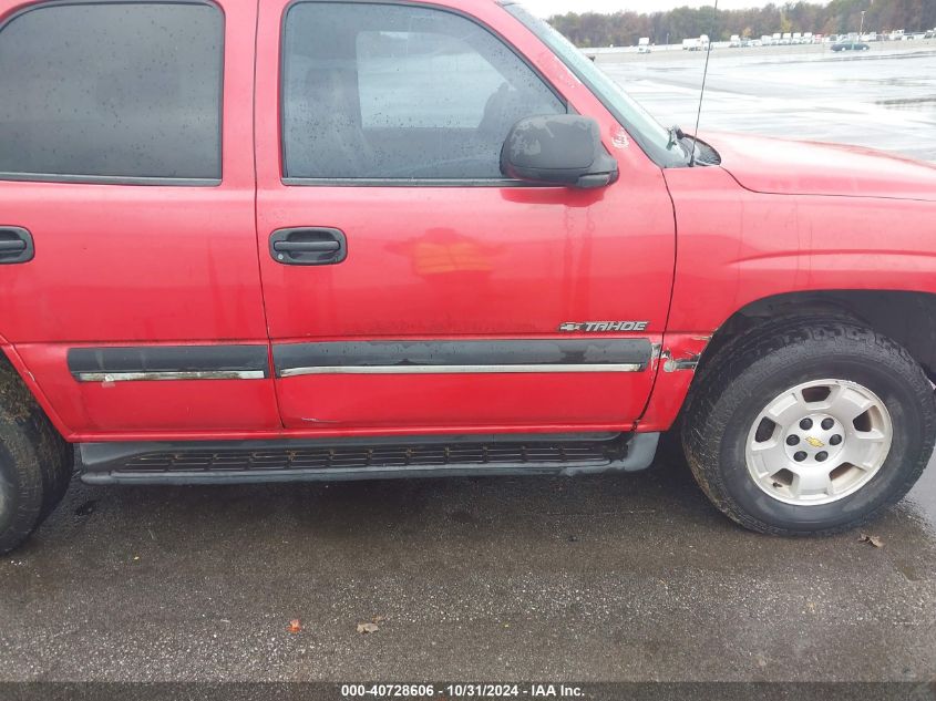 2000 Chevrolet Tahoe All New Ls VIN: 1GNEK13T5YJ132843 Lot: 40728606