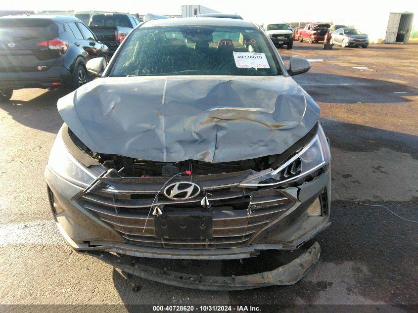 2019 Hyundai Elantra Sel VIN: KMHD84LF1KU781751 Lot: 40728620