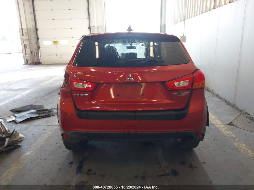 2017 Mitsubishi Outlander Sport 2.0 Es VIN: JA4AP3AU6HZ003974 Lot: 40728655