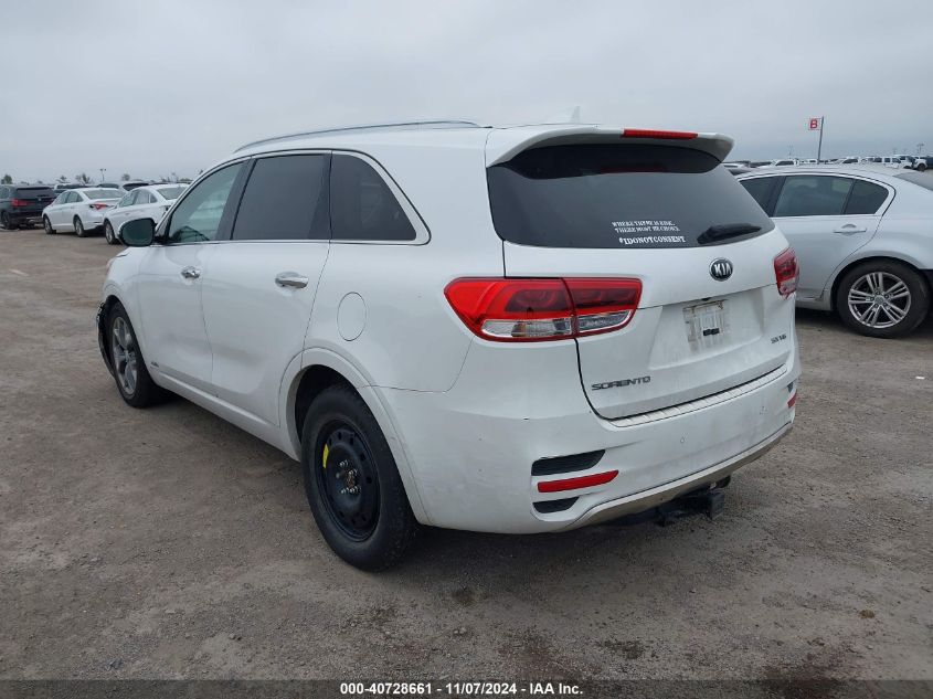 VIN 5XYPKDA55GG112159 2016 KIA Sorento, 3.3L Sx no.3