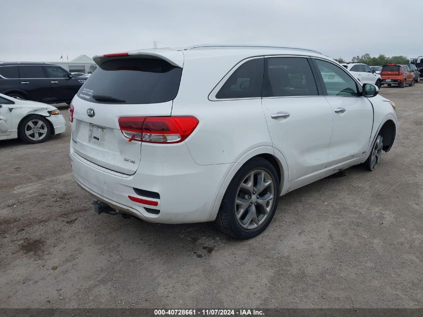 VIN 5XYPKDA55GG112159 2016 KIA Sorento, 3.3L Sx no.4