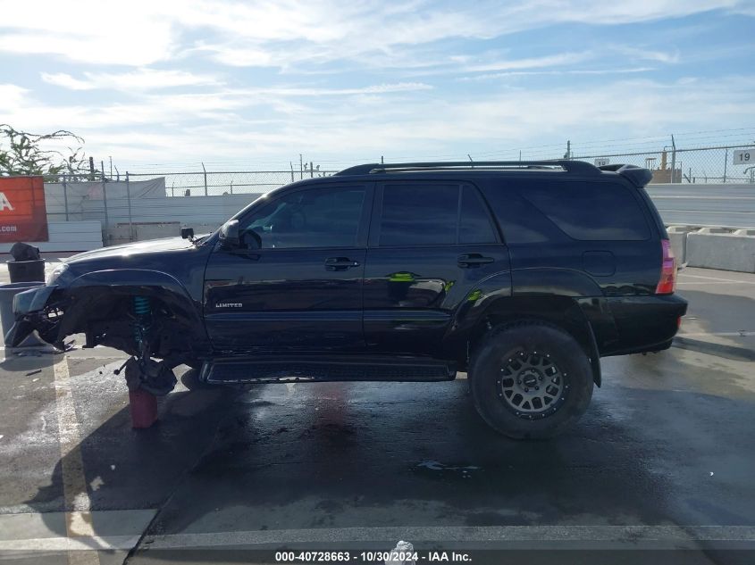 2005 Toyota 4Runner Limited V6 VIN: JTEZU17R050051877 Lot: 40728663