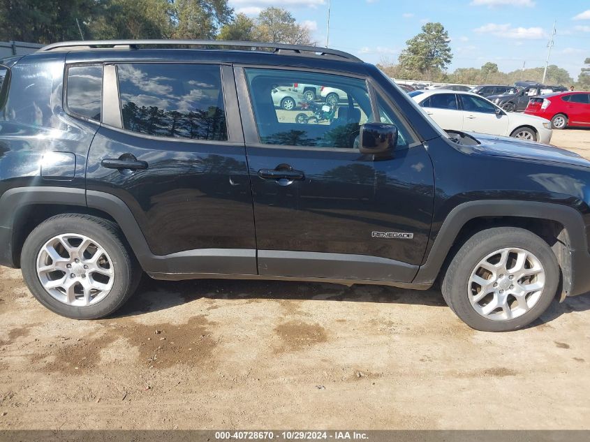 2018 Jeep Renegade Latitude Fwd VIN: ZACCJABB8JPH49994 Lot: 40728670