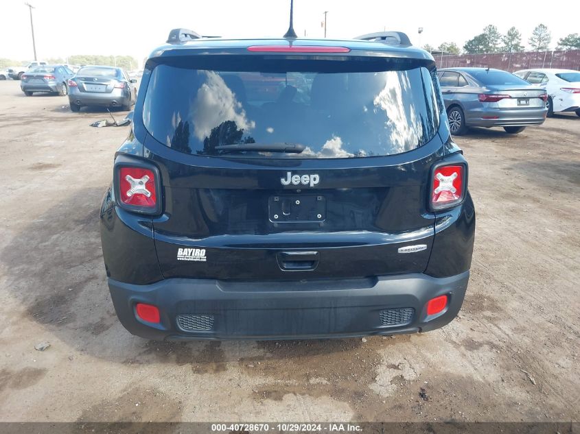 2018 Jeep Renegade Latitude Fwd VIN: ZACCJABB8JPH49994 Lot: 40728670