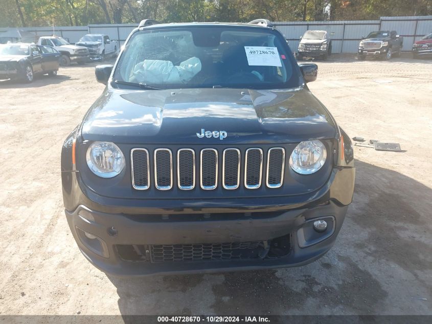 2018 Jeep Renegade Latitude Fwd VIN: ZACCJABB8JPH49994 Lot: 40728670