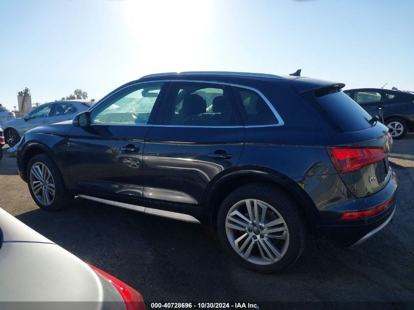 2018 Audi Q5 2.0T Premium/2.0T Tech Premium VIN: WA1BNAFY6J2239114 Lot: 40728696