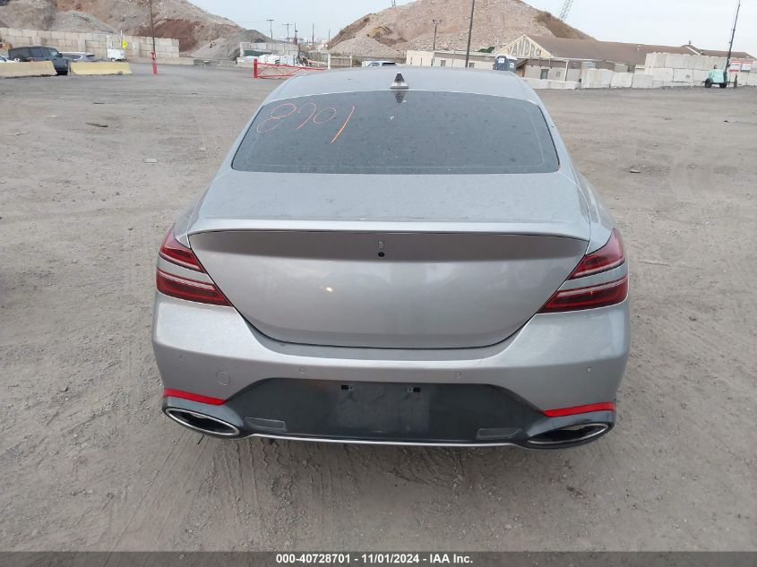 2022 Genesis G70 3.3T Awd VIN: KMTG54TE6NU104119 Lot: 40728701