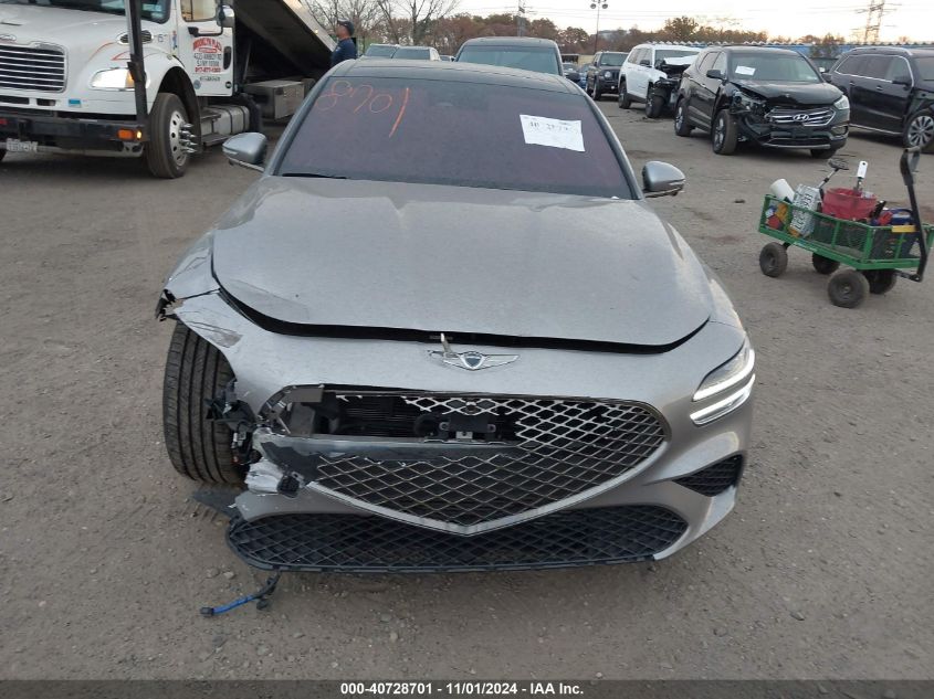 2022 Genesis G70 3.3T Awd VIN: KMTG54TE6NU104119 Lot: 40728701