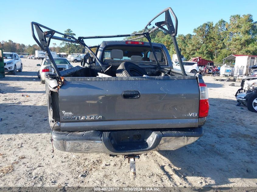 2006 Toyota Tundra Sr5 V8 VIN: 5TBET34156S518122 Lot: 40728717