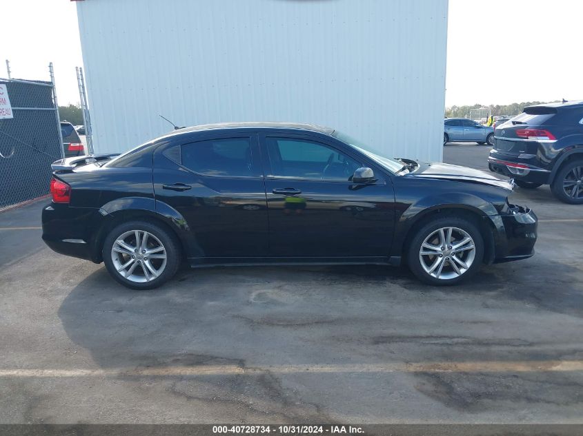 2014 Dodge Avenger Sxt VIN: 1C3CDZCG7EN176265 Lot: 40728734