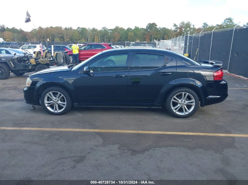 2014 Dodge Avenger Sxt VIN: 1C3CDZCG7EN176265 Lot: 40728734