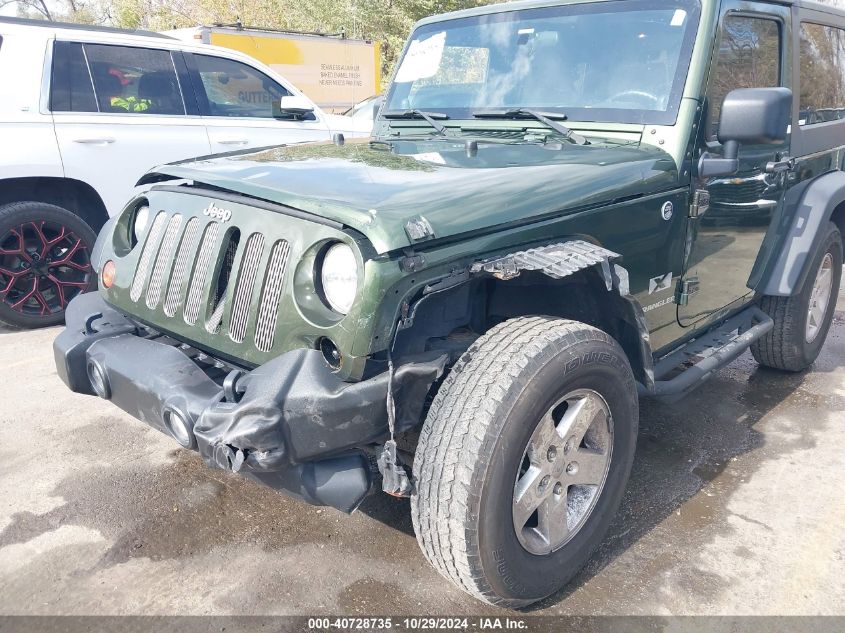 2008 Jeep Wrangler X VIN: 1J4FA241X8L558187 Lot: 40728735