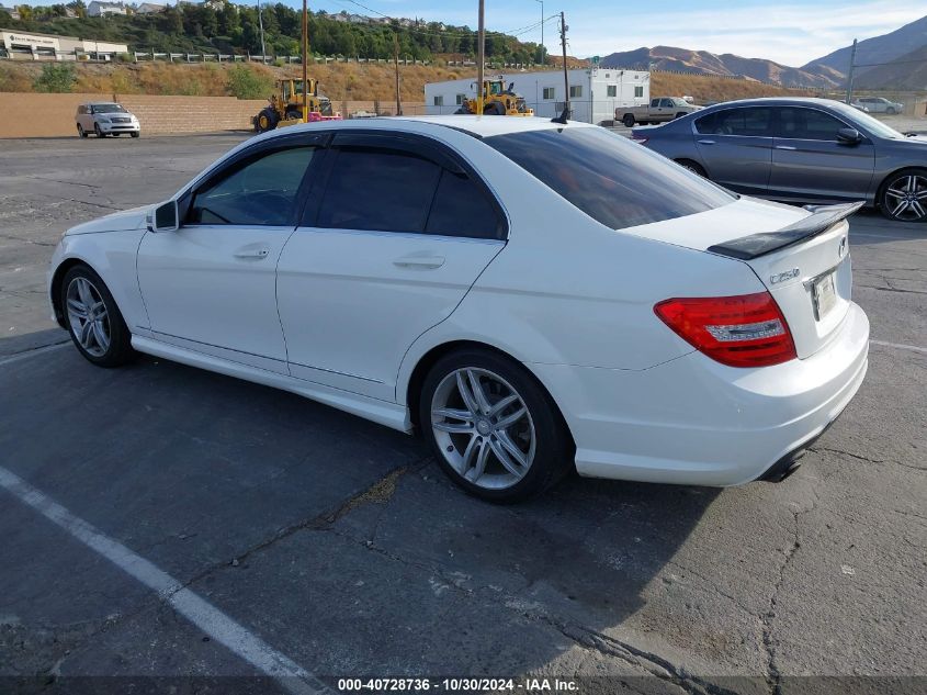 2013 Mercedes-Benz C 250 Luxury/Sport VIN: WDDGF4HHB6DA85927 Lot: 40728736