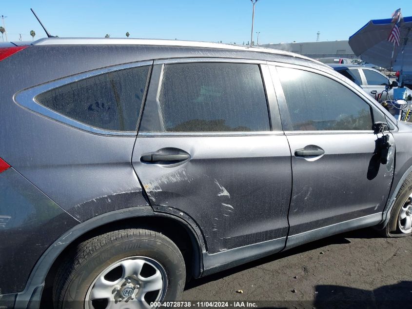 2015 Honda Cr-V Lx VIN: 3CZRM3H30FG713832 Lot: 40728738