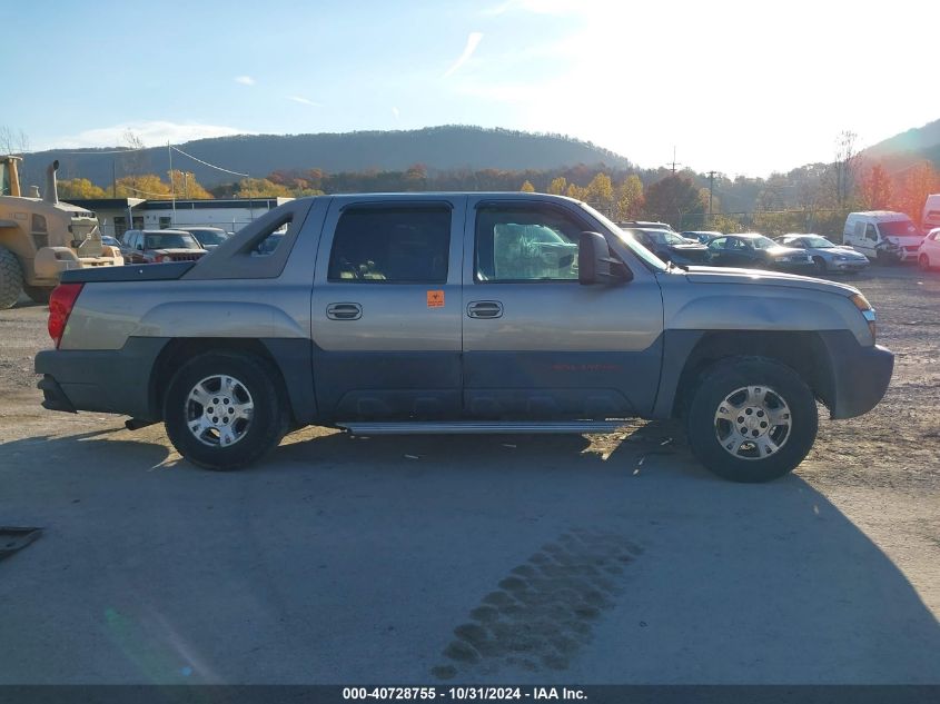 2003 Chevrolet Avalanche 1500 VIN: 3GNEK13T53G106219 Lot: 40728755