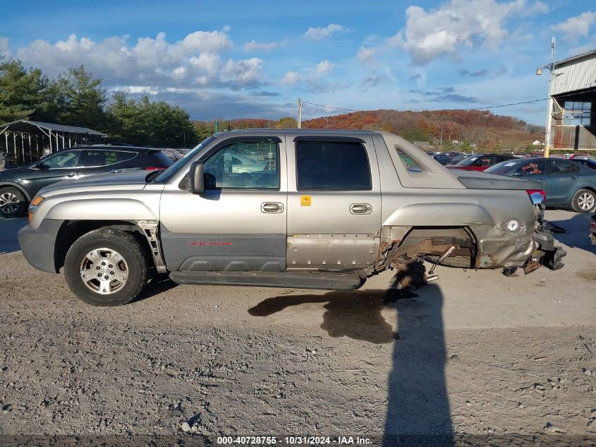 2003 Chevrolet Avalanche 1500 VIN: 3GNEK13T53G106219 Lot: 40728755