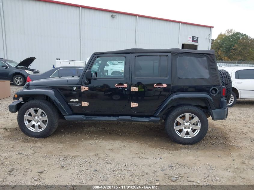 2014 Jeep Wrangler Unlimited Sahara VIN: 1C4BJWEG7EL288037 Lot: 40728775