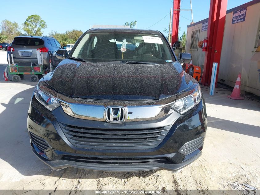 2022 Honda Hr-V 2Wd Lx VIN: 3CZRU5H35NM723087 Lot: 40728778