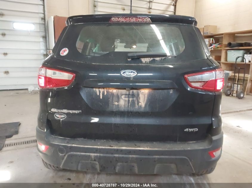 2018 Ford Ecosport S VIN: MAJ6P1SL6JC242638 Lot: 40728787