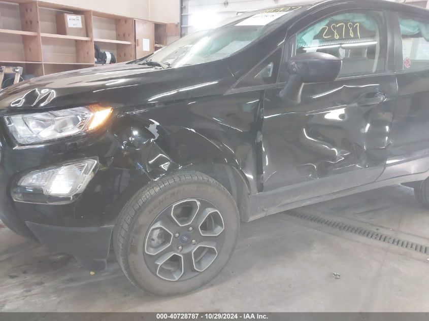 2018 Ford Ecosport S VIN: MAJ6P1SL6JC242638 Lot: 40728787