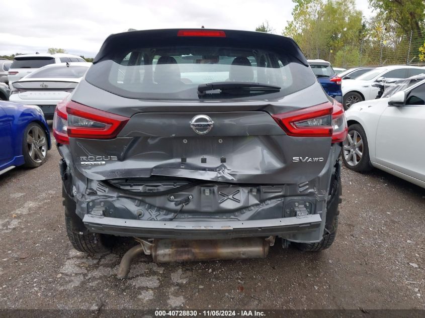 2022 Nissan Rogue Sport Sv Awd Xtronic Cvt VIN: JN1BJ1BW8NW482043 Lot: 40728830