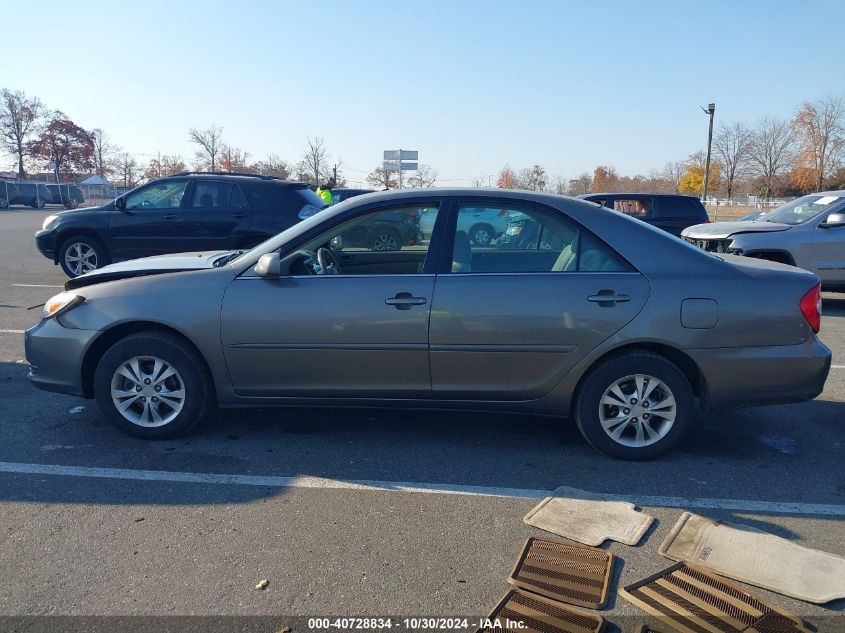 2004 Toyota Camry Le V6 VIN: 4T1BF32K84U569292 Lot: 40728834