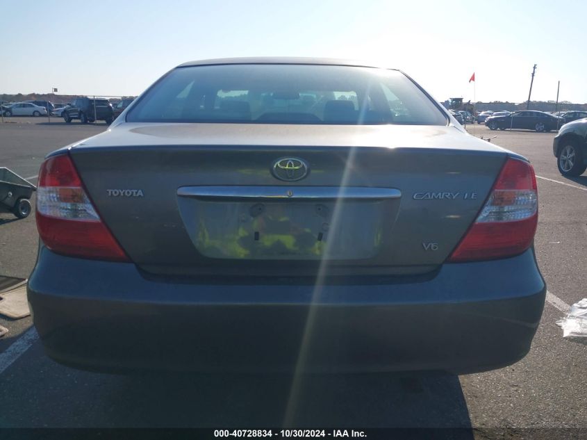 2004 Toyota Camry Le V6 VIN: 4T1BF32K84U569292 Lot: 40728834