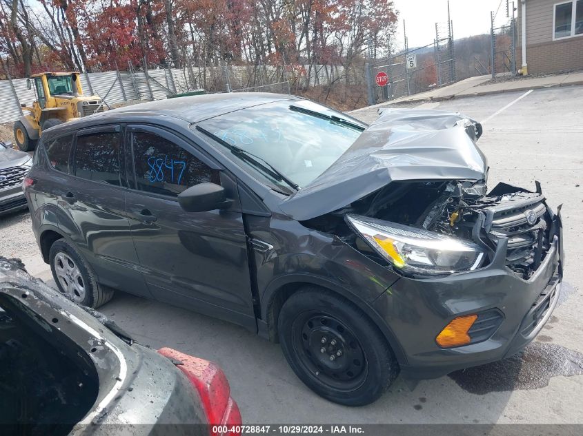 2017 Ford Escape S VIN: 1FMCU0F71HUE28410 Lot: 40728847