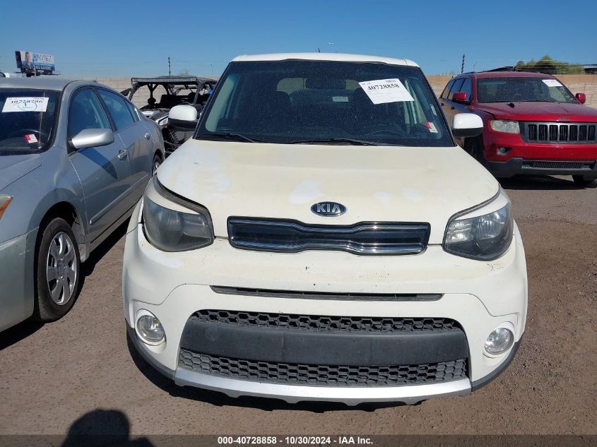 2018 Kia Soul + VIN: KNDJP3A5XJ7599266 Lot: 40728858