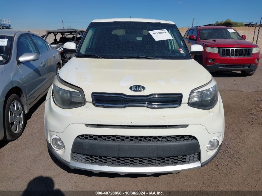 2018 Kia Soul + VIN: KNDJP3A5XJ7599266 Lot: 40728858