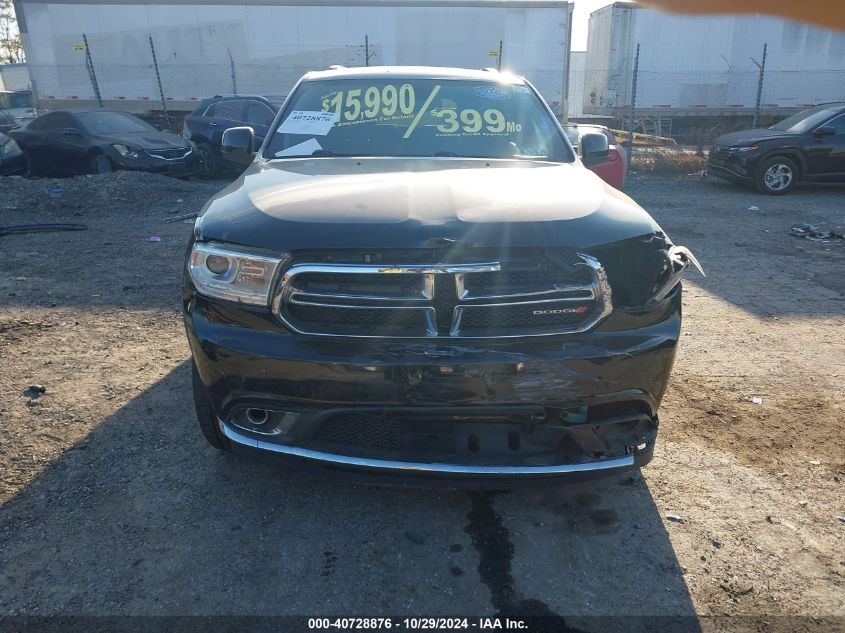 2014 Dodge Durango Sxt VIN: 1C4RDJAG8EC468495 Lot: 40728876