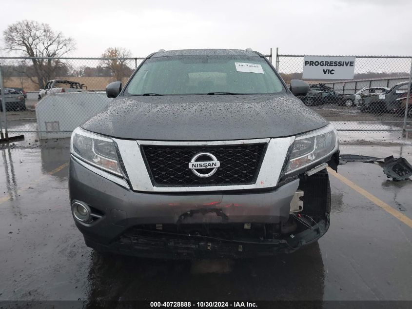 2015 Nissan Pathfinder Sl VIN: 5N1AR2MM8FC717543 Lot: 40728888