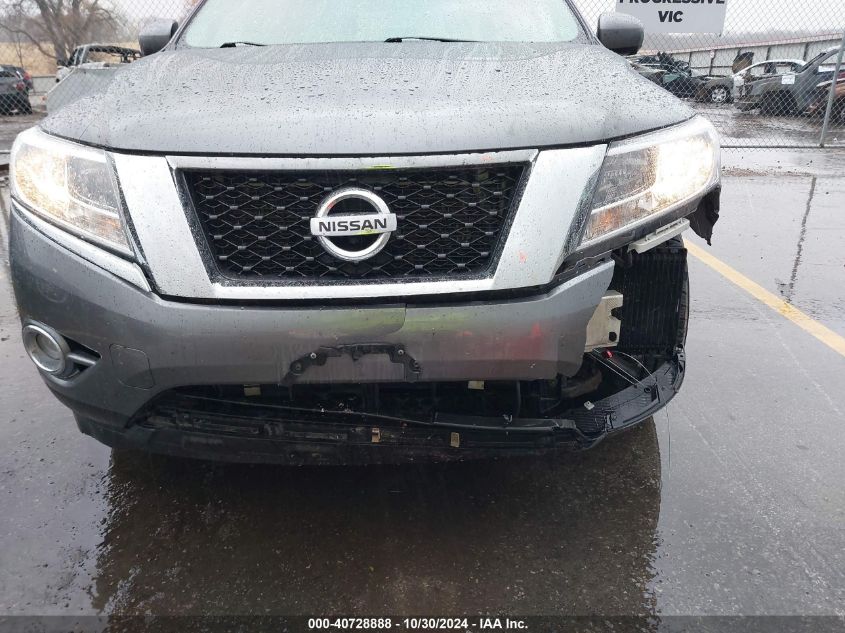 2015 Nissan Pathfinder Sl VIN: 5N1AR2MM8FC717543 Lot: 40728888