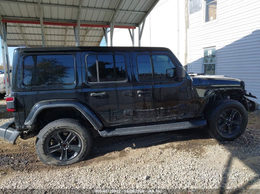 2020 Jeep Wrangler Unlimited Sahara Altitude 4X4 VIN: 1C4HJXEG5LW119209 Lot: 40728902