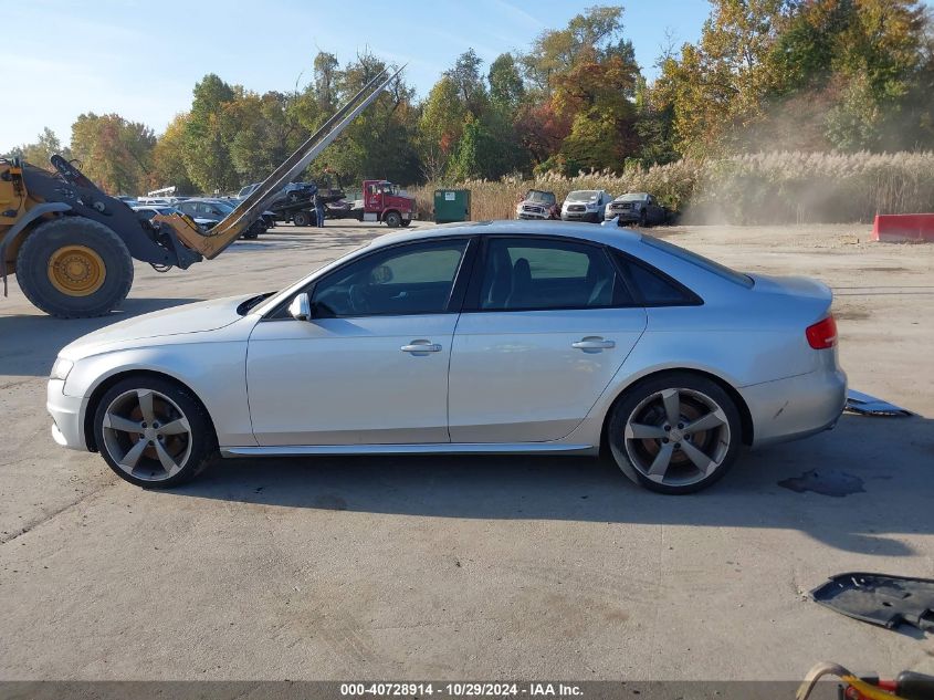 2012 Audi S4 3.0 Premium Plus VIN: WAUKGAFLXCA033711 Lot: 40728914