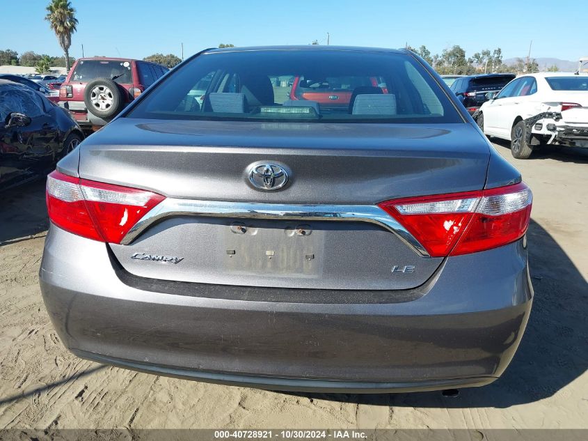 2016 Toyota Camry Le VIN: 4T4BF1FK6GR573687 Lot: 40728921